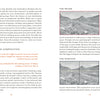 Two open pages of Sketchbook Traveler Southwest by Schiffer Publishing, Ltd. display tips on mapping, composition, and photography for travelers. Two black-and-white landscape photos and orange-highlighted headings enrich this visual journal.