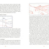 The Sketchbook Traveler Southwest by Schiffer Publishing, Ltd. is open to two pages featuring diagrams, text, and sketches with lines, circles, and arrows about artistic composition and mapping images using abstraction and geometry.