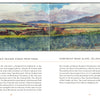The Sketchbook Traveler Southwest by Schiffer Publishing, Ltd. features a watercolor landscape with mountains, mesas, a green valley, and blue sky. Handwritten notes mark the Rio Grande Gorge coordinates—ideal for visual journals or travelers.