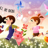A cheerful illustration of children and animals playing with bubbles and flowers under a colorful sky appears on Schiffer Publishing, Ltd.’s board book Huff and Puff, gently introducing mindful breathing with the phrase "Everything will be okay.