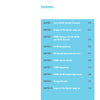 A table of contents in Schiffer Publishing Ltd.'s AV-8B Harrier II lists ten chapters on topics like VSTOL innovations, Harrier history, USMC squadrons, combat operations, and foreign AV-8B variants with page numbers.