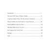 The contents page of *The Secret POW Diary of Walter J. Hinkle* (Schiffer Publishing, Ltd.) lists sections such as the introduction, American POW diary entries from Davao Penal Colony, reflections, epilogue, and index with page numbers.