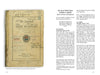 On the left is an old notebook. On the right, a printed excerpt from "The Secret POW Diary of Walter J. Hinkle" by Schiffer Publishing, Ltd., detailing American POW experiences in Japanese captivity during WWII.