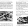 Two black-and-white photos in "The Aviation Pioneers of McCook Field" by Schiffer Publishing, Ltd. depict Martin bombers: one at an airfield, another with two men inspecting it at McCook Field, surrounded by informative text about early American aviation.