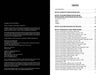 A two-page spread from "Trawniki Guards: Foot Soldiers of the Holocaust" (Schiffer Publishing, Ltd.): the left page shows copyright information; the right lists contents on investigations, postwar trials, and interrogations in Poland and Lublin.