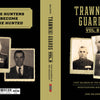 Trawniki Guards: Foot Soldiers of the Holocaust by Schiffer Publishing, Ltd. Vol. 2 cover features sepia photos of four Trawniki men in uniform and plain clothes, with a black and gold design and the subtitle "Investigations and Trials.