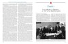 A two-page book spread: the left page shows dense text with the heading Tupolev Tu-22M, while the right presents Chapter 1 and a black-and-white photo of scholars and officials—the origins of Russia’s supersonic bomber.