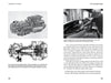 On the left, Turbulent Journey by Schiffer Publishing, Ltd. features two black-and-white jet engine illustrations; on the right, a visitor inspects an Me 262's front control mechanism, highlighting early jet innovation at a technology museum.