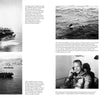 A collage features the USS Intrepid (CV-11/CVA-11/CVS-11) at sea, a helicopter rescuing an astronaut, Navy crew aiding a floating astronaut, Scott Carpenter in his suit, and Carpenter speaking post-recovery. Brand: Schiffer Publishing, Ltd.