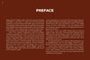 A brown page from "Ghost Signs 2" by Schiffer Publishing, Ltd. displays the centered heading PREFACE in white text and describes Manhattan’s neighborhoods, ghost signs, vintage advertising, and New York City history.