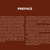 A brown page from "Ghost Signs 2" by Schiffer Publishing, Ltd. displays the centered heading PREFACE in white text and describes Manhattan’s neighborhoods, ghost signs, vintage advertising, and New York City history.