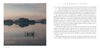 A calm dusk on Maryland's Eastern Shore shows still water reflecting a cloudy sky and trees, with wooden stakes rising from the bay. "Maryland's Eastern Shore" by Schiffer Publishing, Ltd. frames this scenic Chesapeake Bay photograph.