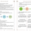 Two pages from *A Peek into Vedic Wellness* by Schiffer Publishing, Ltd.: the left page shares Ayurveda eating tips by dosha, while the right covers taste types, a taste balance chart, and Vedic wellness foods for each dosha.