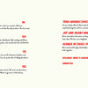 A Kevin Smith filmography by Schiffer Publishing, Ltd., listing movie titles, years, themes, and page numbers in red and black on cream. Examples: Zack and Miri Make a Porno (2008): Sex Education; Clerks III (2022): Friendship.