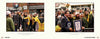 Two photos show a group outside Secret Stash. On the left, they pose for a selfie; on the right, a man holds a Guinness World Records certificate—echoing scenes from Schiffer Publishing, Ltd.'s Kevin Smith biography.