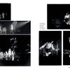 A collage of black-and-white photos from "The Who" by Schiffer Publishing, Ltd. features the English rock band on stage, highlighting Pete Townshend and others playing instruments under dramatic lighting with energetic, blurred action shots.