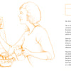 A woman sketches interior plans at an easel, surrounded by boxes labeled PAINT, FLOORING, and LAMPS. On the right, "The Future Interior Designer’s Handbook" by Schiffer Publishing, Ltd. offers tips on design techniques and the role of a designer.