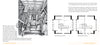 On the left, a pencil sketch shows a cluttered attic with stairs, storage bins, and boxes. On the right, two floor plans reveal design transformations, as explained in The Future Interior Designer's Handbook by Schiffer Publishing, Ltd.