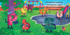 In "Big P Takes a Fall (and That’s Not All)" by Schiffer Publishing, Ltd., lively cartoon letters with faces and limbs play in a park, as large letters tease a small letter e near a seesaw for an engaging rhyming alphabet book adventure.