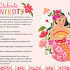 How to Be Happy" by Schiffer Publishing, Ltd. is an illustrated guide featuring a smiling woman in traditional dress with floral accents. It offers tips such as learning about other cultures, trying new foods, and sharing kindness.
