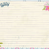 Lined notecard featuring “My Notes” at the top left, floral border and corners—ideal for jotting down acts of kindness or uplifting notes from "How to Be Happy" by Schiffer Publishing, Ltd. to inspire positivity.