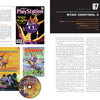 A spread from "The 100 Greatest Console Video Games" by Schiffer Publishing, Ltd. features Spyro the Dragon and Star Control II with game covers, CD art, reviews, and background info from the 1988–1998 era.