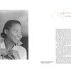 A woman smiles alongside text from "Contemporary Black American Ceramic Artists" by Schiffer Publishing, Ltd., celebrating the creativity and influence of Black artists in today’s clay community.