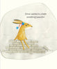 A rabbit in a colorful pom-pom hat sits on bricks. The text reads: Simon dreamed of making something beautiful—like in "The Tree in My Tuba" by Schiffer Publishing, Ltd., where music and nature spark every adventure.