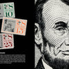 A close-up of a man's face, his thoughtful gaze reflecting a passion for midcentury stamp design, inspired by "First Class" from Schiffer Publishing, Ltd.