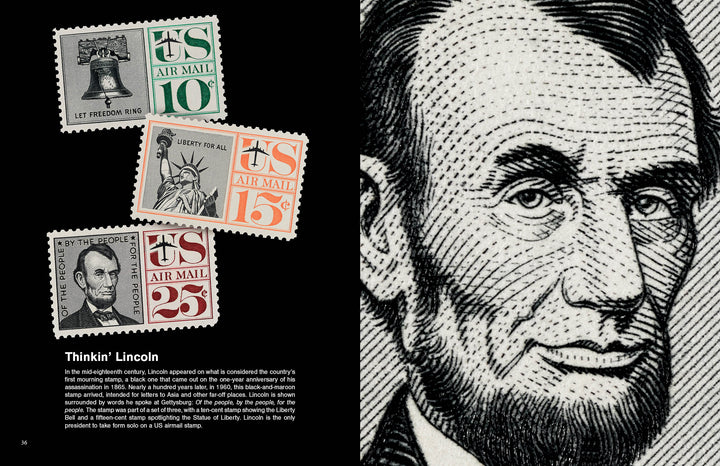 A close-up of a man's face, his thoughtful gaze reflecting a passion for midcentury stamp design, inspired by "First Class" from Schiffer Publishing, Ltd.