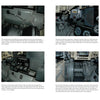 A two-page spread from Schiffer Publishing, Ltd.'s Panther Tank manual displays images of tank controls, panels, and mechanisms with captions detailing components and functions of this famed German medium tank with a 75mm gun.