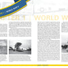 A two-page spread from Schiffer Publishing, Ltd.'s "The US Air Force Air Rescue Service" shows CHAPTER 1 | WORLD WAR II, with photos and text on Air Force aircraft and dramatic sea rescues in a clean, informative layout.