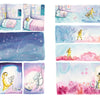 In "Encyclopedia of My Imaginary Friends" by Schiffer Publishing, Ltd., a child and their imaginary mouse friend snuggle in bed as the mouse dreams of a cheese-scented adventure—capturing a magical moment of growth in this charming children's book.