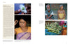A magazine spread features "In Search of Wild Silk" by Schiffer Publishing, Ltd.: images of indigenous Assamese artisans, silk cocoons, smiling elders, women sorting leaves, and text on Assam’s sustainable silk traditions on the left page.