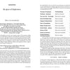 Two facing pages from "Knowing" by Schiffer Publishing, Ltd.: the left discusses forgiveness and remembrance with spiritual insight, the right features a table comparing forgiveness illusions and meanings, plus reflections on forgiveness.
