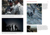 Schiffer Publishing, Ltd.'s "The 10th Mountain Division" showcases U.S. soldiers in combat gear patrolling mountains, providing security, and briefing at sunset—capturing their teamwork and vigilance during deployment.