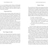 An open book from Schiffer Publishing, Ltd., titled The Razorblade of Zen, displays two pages: the left page explores Zen Buddhism and self-examination, while the right page is titled Theism: Prayer.