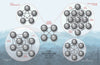 Infographic titled The Razorblade of Zen by Schiffer Publishing, Ltd., features interconnected diagrams of the Five Aggregates, Twelvefold Chain, Eightfold Path, Four Noble Truths, and Six Imperfections on a blue gradient background.