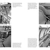Four black-and-white photos display detailed views of the P-61 Black Widow’s cockpit and instrument panels, highlighting dials, controls, and wiring, with captions from Schiffer Publishing, Ltd.'s Legends of Warfare: Aviation.