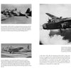 A page from Schiffer Publishing, Ltd.'s "Vickers Wellington" features black-and-white photos of WWII RAF bombers and detailed text on the aircraft’s structure, features, history, and technical specifications.