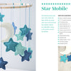 Create dreamy décor with Easy Cricut® Crafts from Schiffer Publishing, Ltd.—make a stars and moon mobile using included SVG files and a simple craft guide, perfect for your Cricut machine projects.