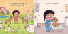 Inspired by "I Could Be" from Schiffer Publishing, Ltd., a young girl feeds animals on a farm and imagines herself as a veterinarian examining a dog in a clinic.