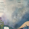 The Father Goose Treasury of Poetry by Schiffer Publishing, Ltd. features a dreamy landscape with flowers, lace, a ship before a moon, and two poems—The Poet Tree and Air Ships—perfect for young readers.