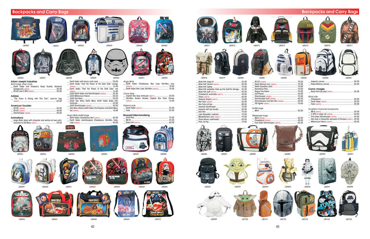 Star Wars Super Collector's wish book vol. 3 backpacks and carry bags