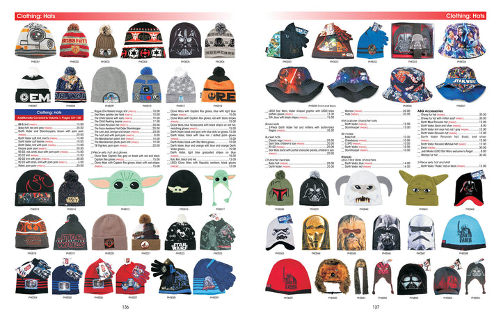 Star Wars Super Collector's wish book vol. 3 clothing hats