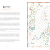Discover the "Atlas of Dream Lands" by Schiffer Publishing, Ltd.—a vintage-style illustrated map of East Asia, blending literary atlas charm with compass lines, featuring the Sea of Japan, Yellow Sea legends, the Korean Peninsula, and eastern China.