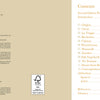 The left page of "Trappist Beer Travels, Second Edition" by Schiffer Publishing, Ltd. shows the dedication, copyright, publishing info, and FSC logo; the right lists Trappist beer and monastery travel chapters in a serif Table of Contents on white.