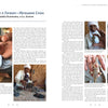 In "Inadan, the Mastery of Tuareg Artisans" by Schiffer Publishing, Ltd., artisan Gabda Oumamama handcrafts a traditional silver Iferouane Cross, showcasing Tuareg culture, skilled techniques, and wearing traditional attire as he displays his finished jewelry.