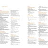 The table of contents for "Norway's Knitted Heritage" by Schiffer Publishing, Ltd. lists 13 numbered chapters with subsections on workshop methods, arranged in four columns with page numbers and Nordic-inspired pattern designs.