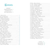 The Christ Consciousness Self-Mastery Oracle by Schiffer Publishing, Ltd. features a table of contents with 44 chapters—such as “Jesus—Follow My Lead” and “Resurrection—Embracing the Eternal Now”—that explore spiritual evolution and Christ Consciousness.